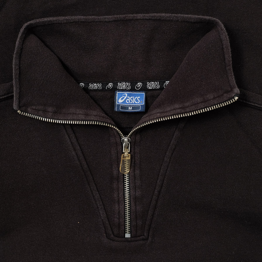 Vintage Asics Q-Zip Sweater Small / Medium