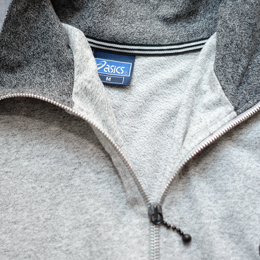 Asics Q-Zip T-Shirt Medium / Large - Double Double Vintage