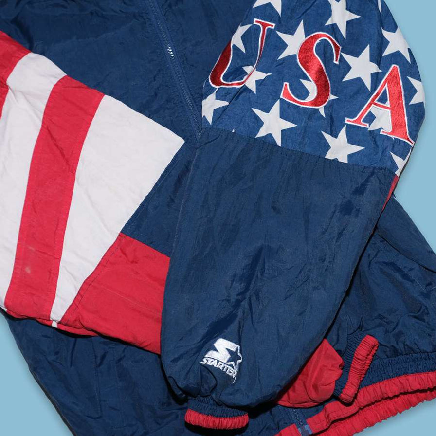 Vintage Starter 1996 Atlanta Olympics Track Jacket Medium