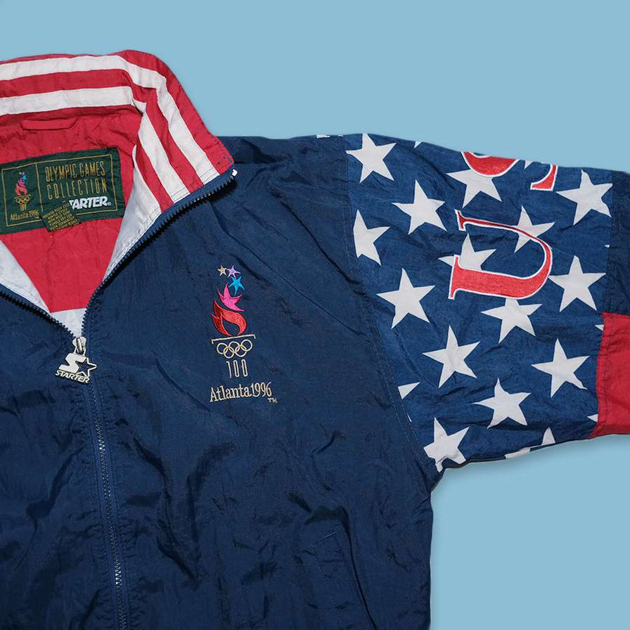 Vintage Starter 1996 Atlanta Olympics Track Jacket Medium