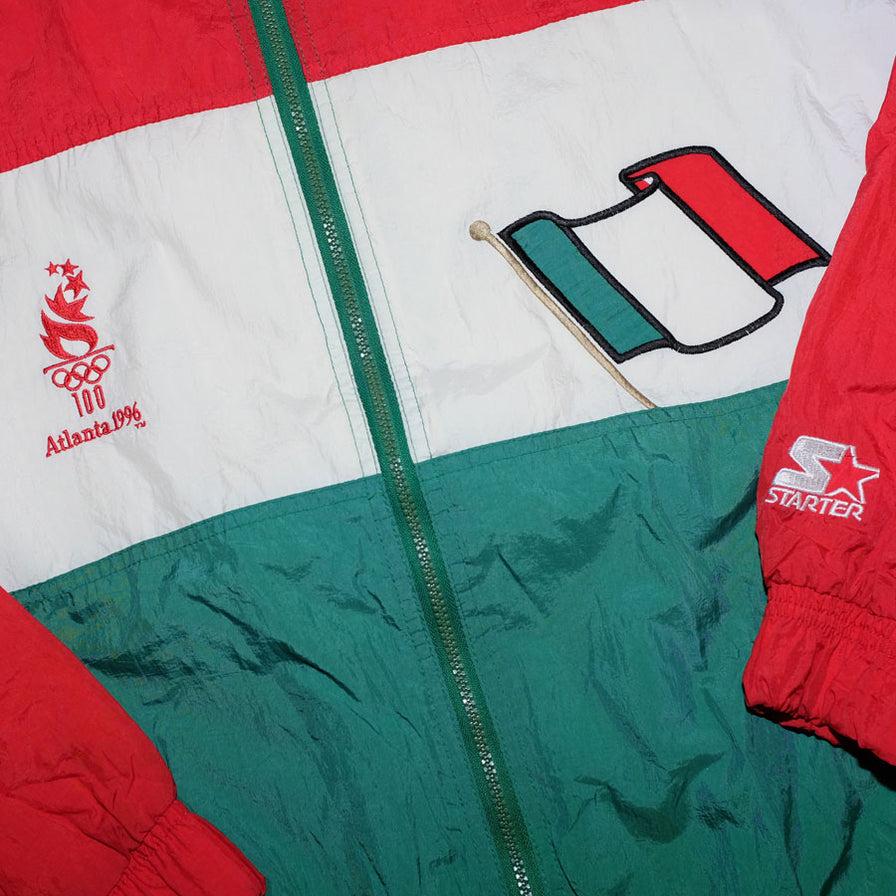 Vintage Starter Atlanta 1996 Olympic Games Track Jacket Large - Double Double Vintage