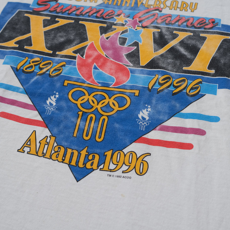 Vintage 1996 Atlanta Olympics T-Shirt Large / XLarge