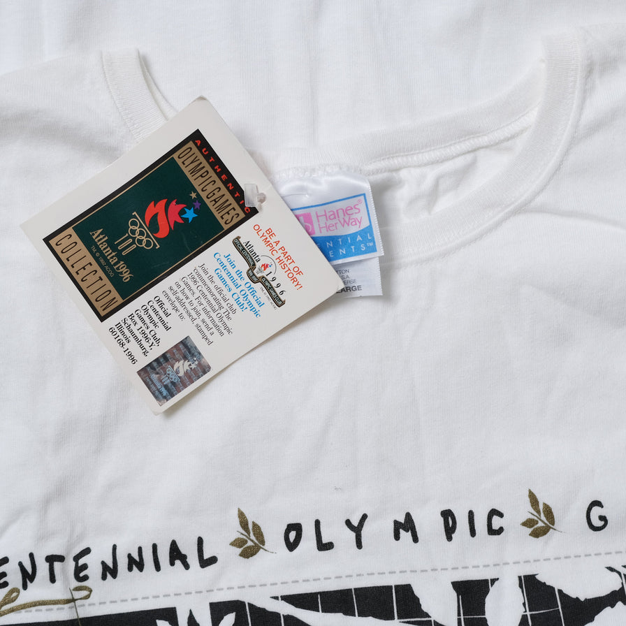 Vintage Deadstock Atlanta 1996 Olympics T-Shirt XLarge