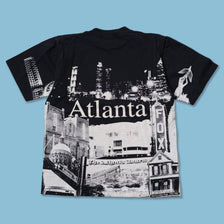 Vintage 1998 All Over Print Atlanta T-Shirt Large