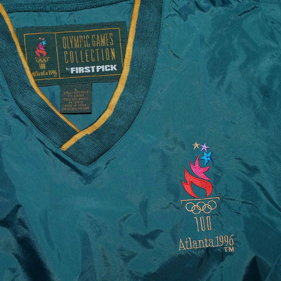 Vintage Atlanta 1996 Olympic Games Windbreaker Large - Double Double Vintage