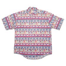 Vintage Aztec Pattern Shirt XLarge - Double Double Vintage