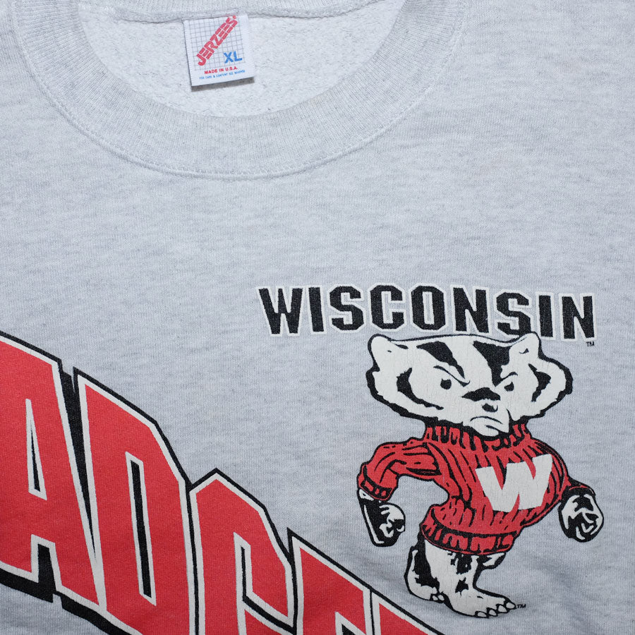 Vintage Wisconsin Badgers Sweater Large | Double Double Vintage