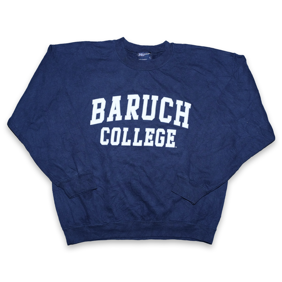 Vintage Baruch College Sweater Large Double Double Vintage