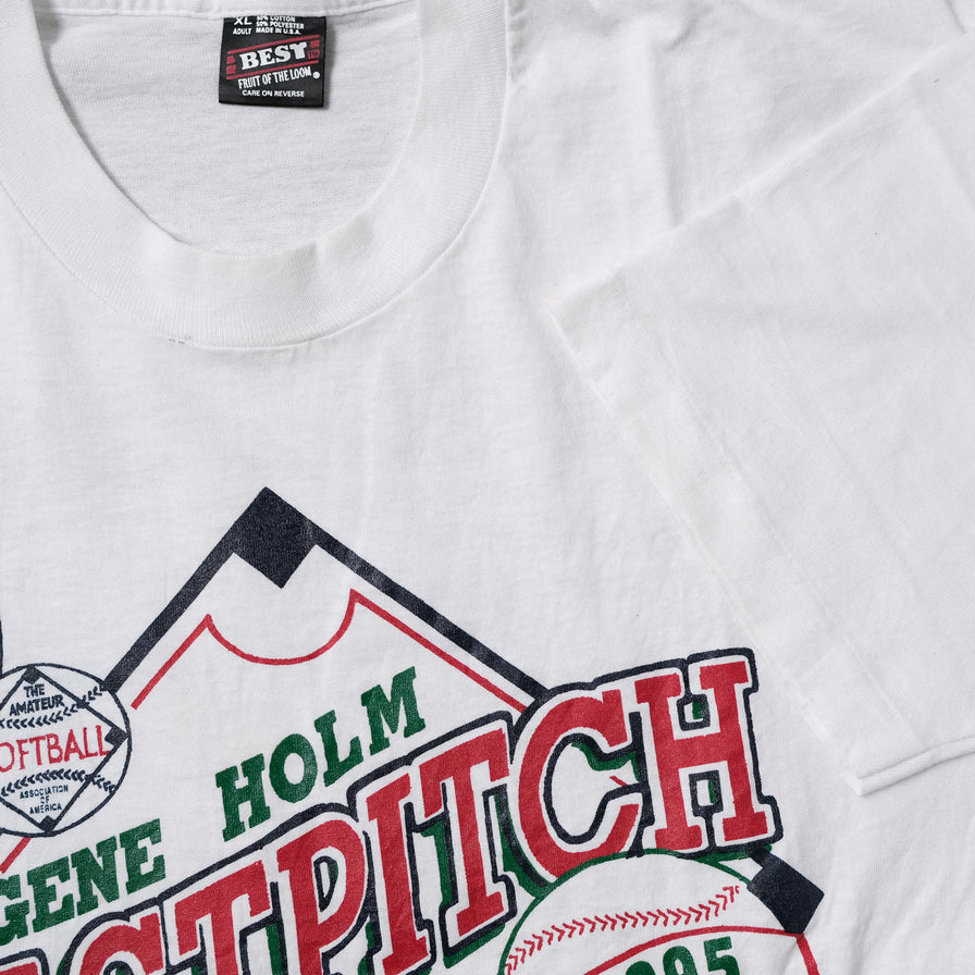 Vintage 1995 Fastpitch Baseball T-Shirt Large / XLarge