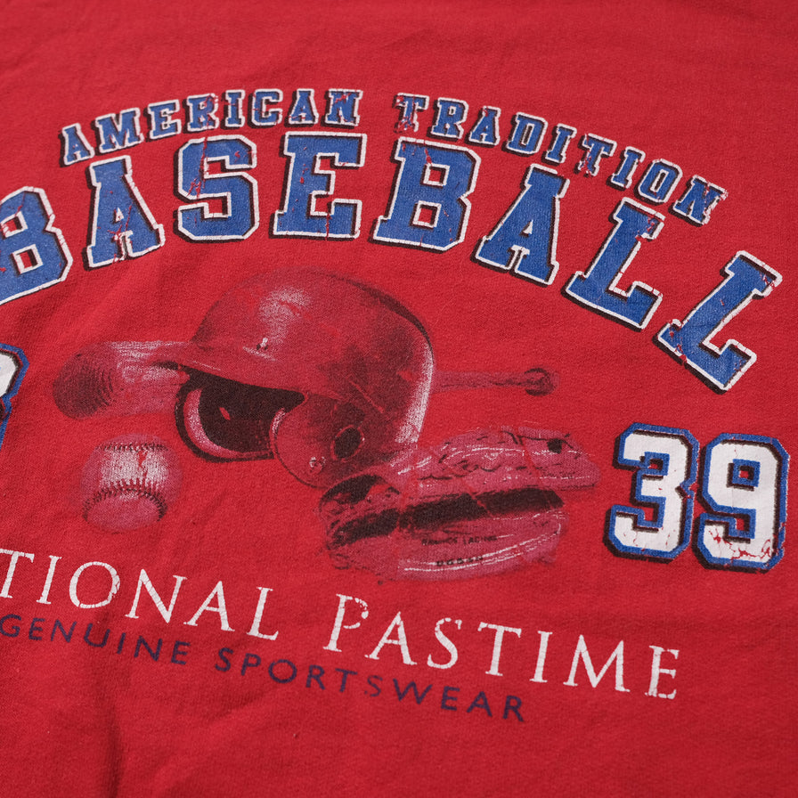 Vintage Baseball Sweater Large