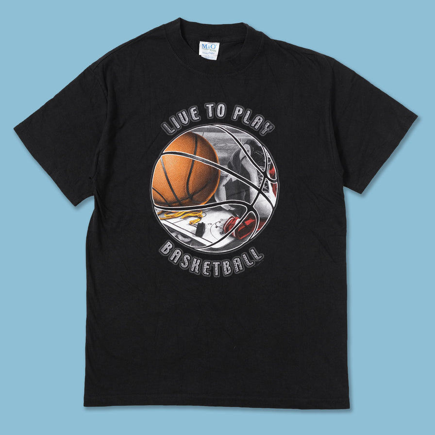 Live To Play Basketball T-Shirt Medium