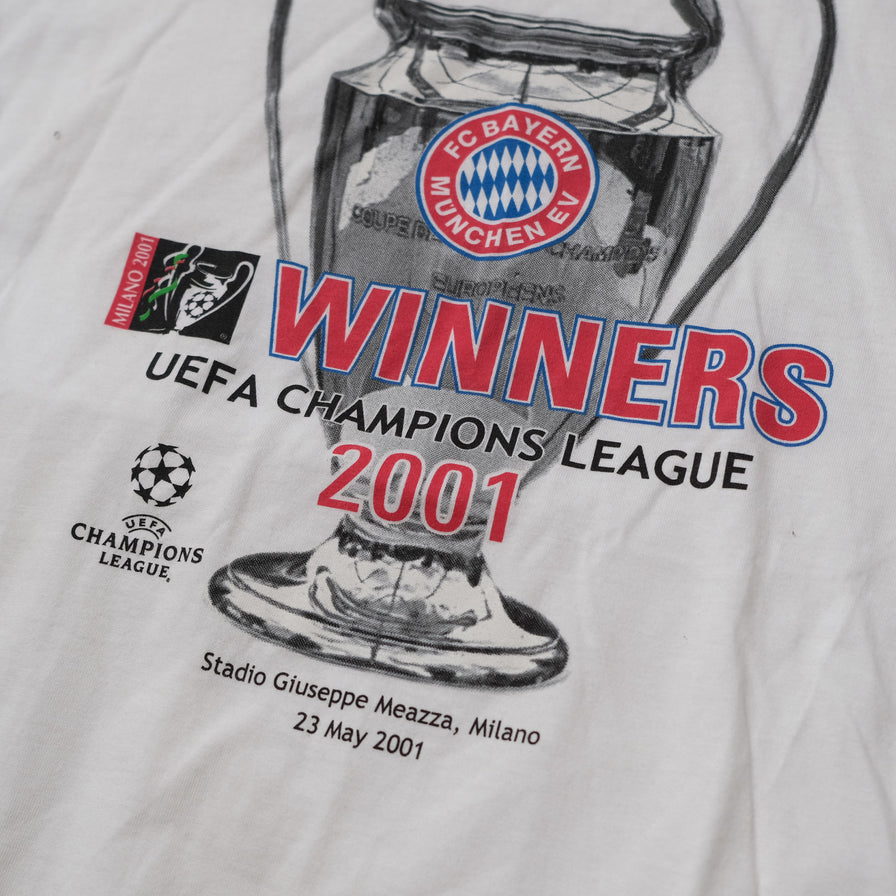 Vintage Deadstock 2001 adidas FC Bayern Munich T-Shirt Large