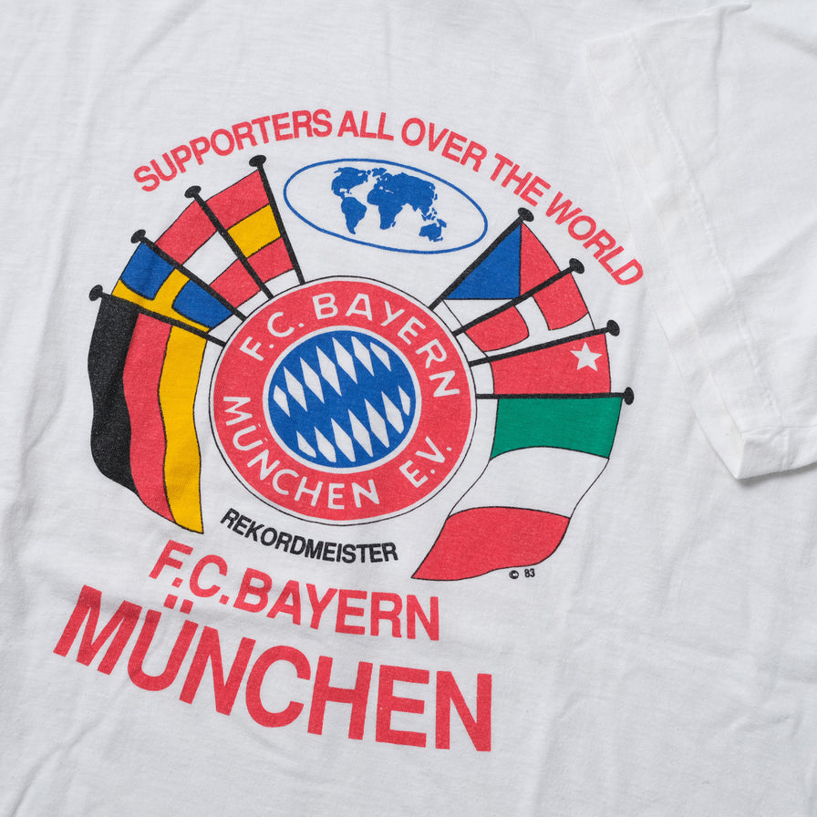 Vintage 1983 FC Bayern Munich T-Shirt Medium