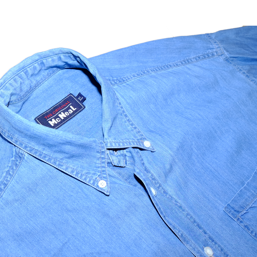 Vintage Bear Denim Shirt XLarge - Double Double Vintage