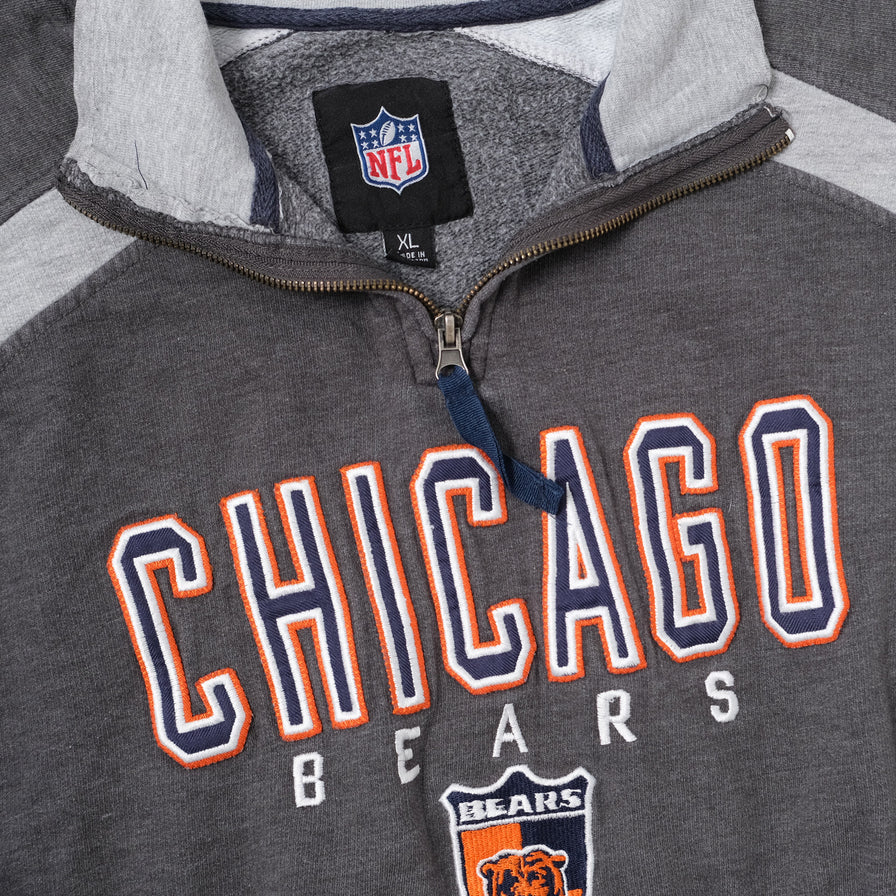 Vintage Chicago Bears Q-Zip Sweater Large / XLarge
