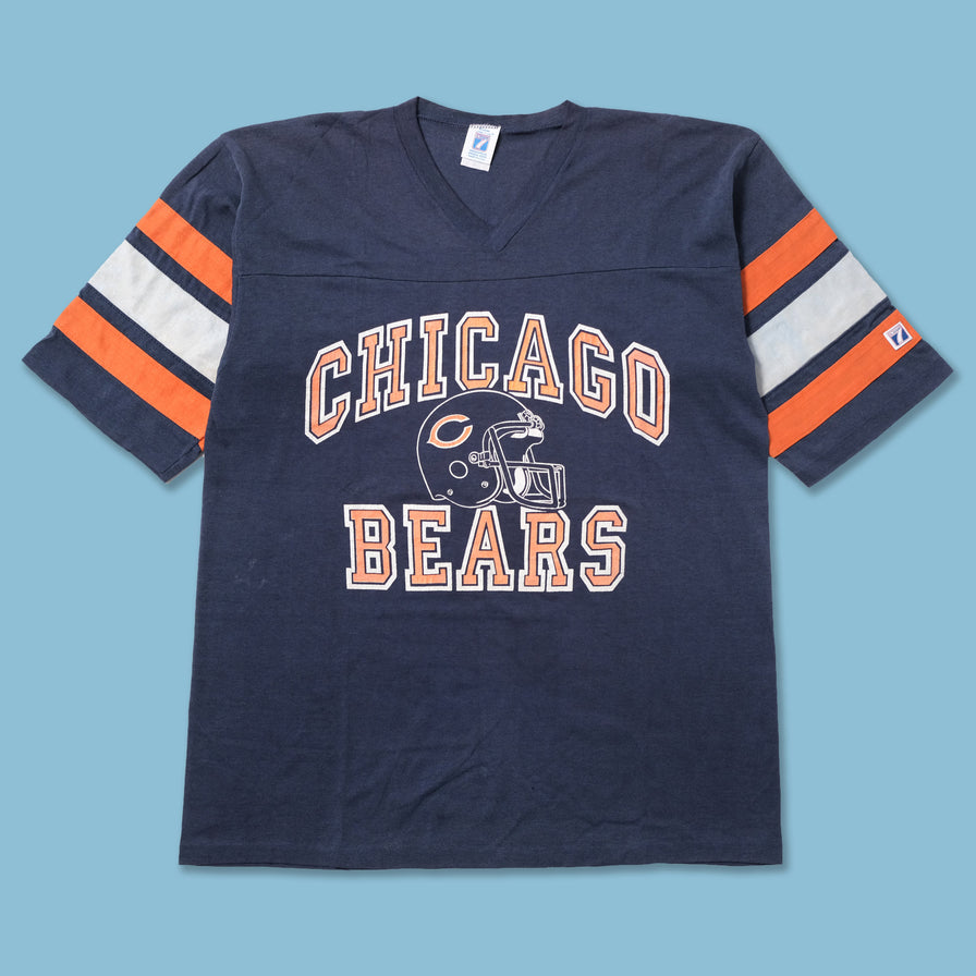 Vintage Chicago Bears V-Neck T-Shirt XLarge