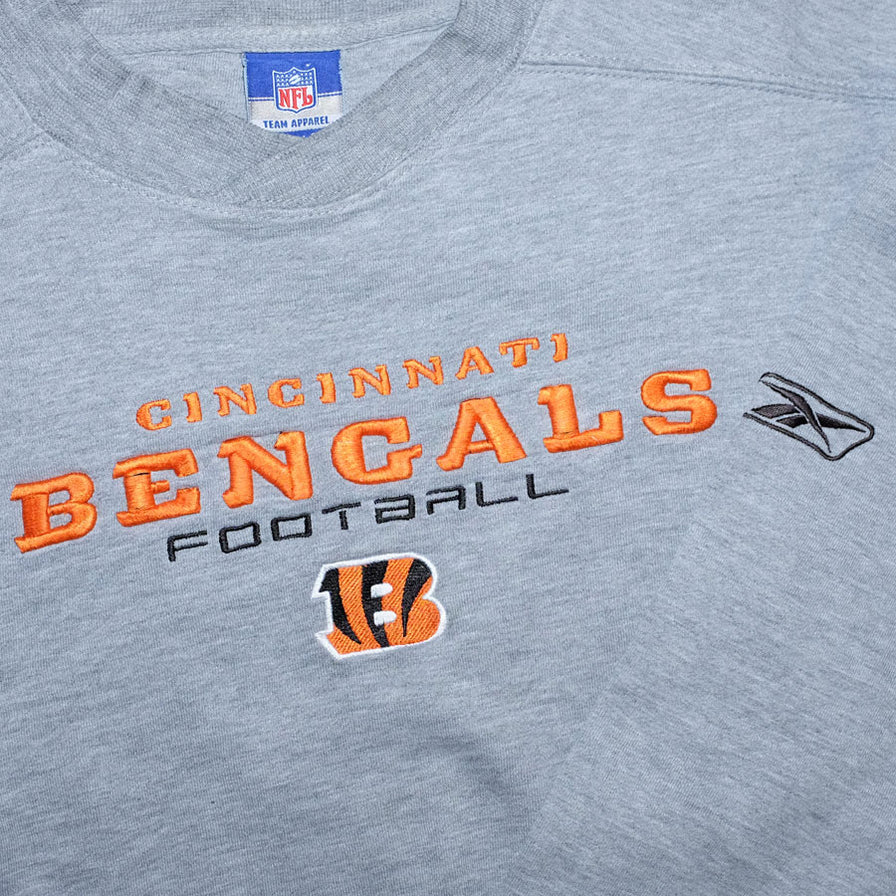 Vintage Reebok Cincinnati Bengals Sweater Large - Double Double Vintage