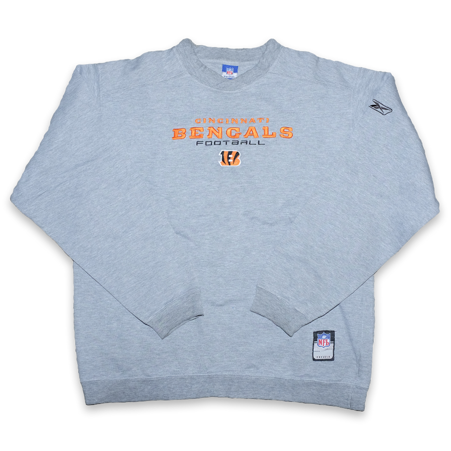 Vintage Reebok Cincinnati Bengals Sweater Large - Double Double Vintage