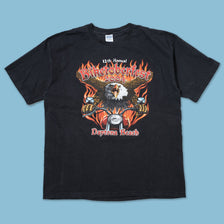 Vintage 2004 Daytona Beach Biketober Fest T-Shirt XLarge