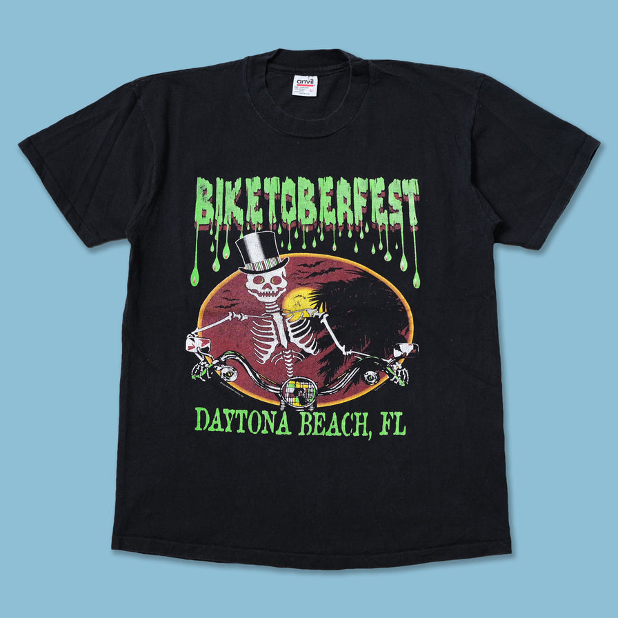 Vintage Biketober Fest Daytona T-Shirt Large
