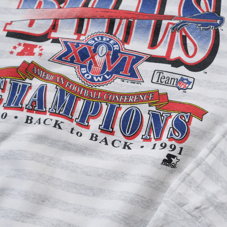 Vintage 1991 Buffalo Bills Back to Back Sweater XLarge