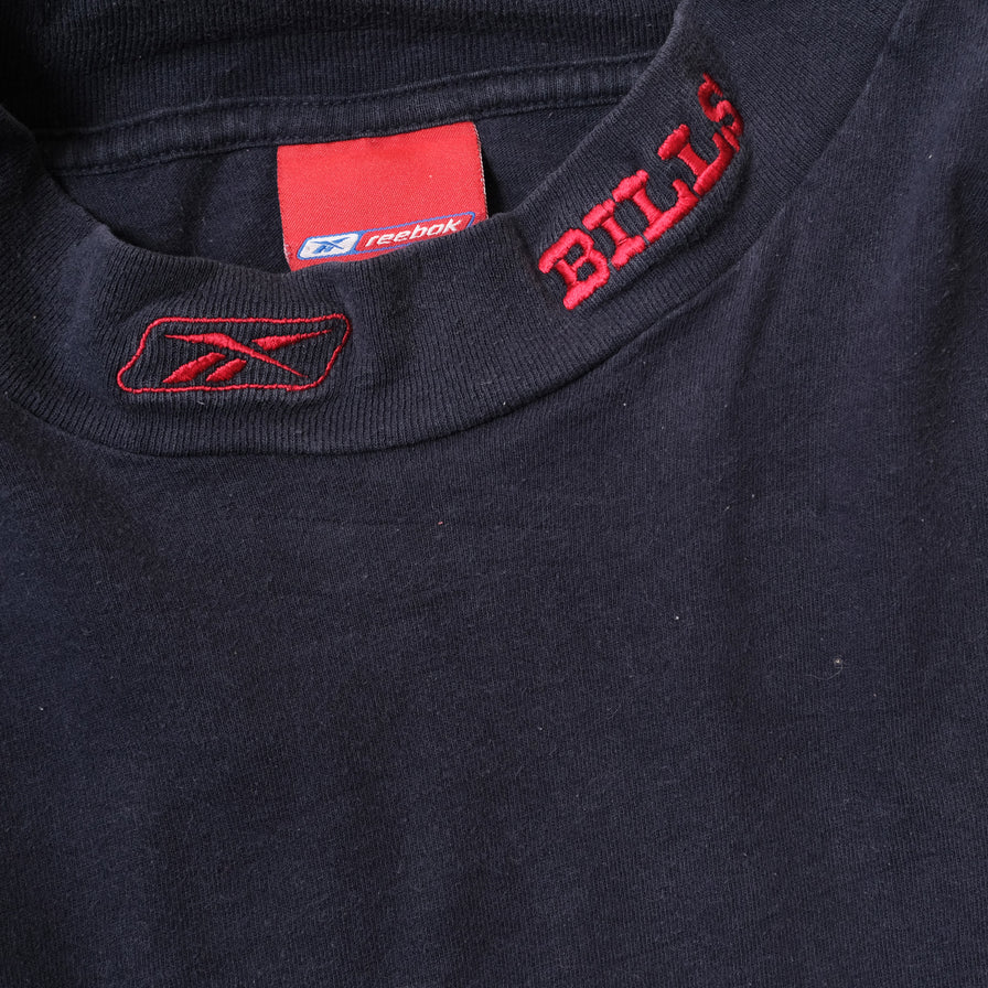 Vintage Reebok Buffalo Bills Mock Neck Sweater XLarge
