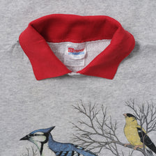 Vintage Birds Sweater Large