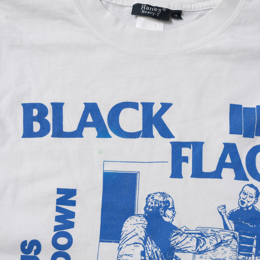 Black flag band t shirt store