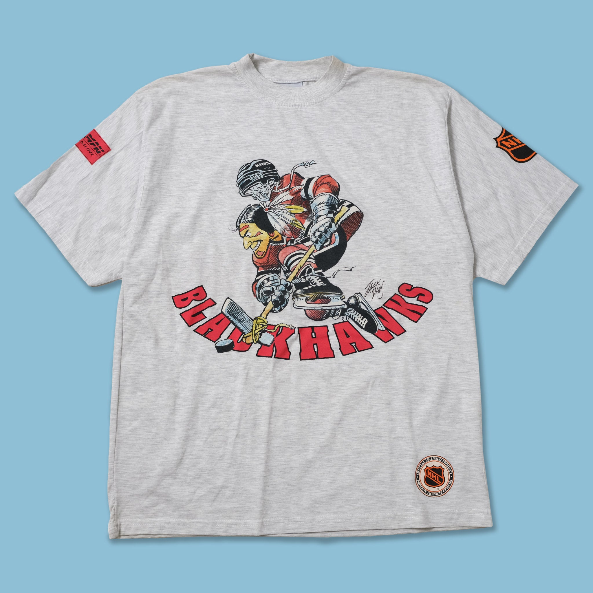 Vintage Deadstock Chicago Blackhawks T Shirt Medium Double Double Vintage