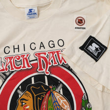 Vintage Deadstock 1992 Starter Chicago Blackhawks T-Shirt Medium