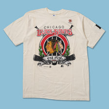 Vintage Deadstock 1992 Starter Chicago Blackhawks T-Shirt Medium