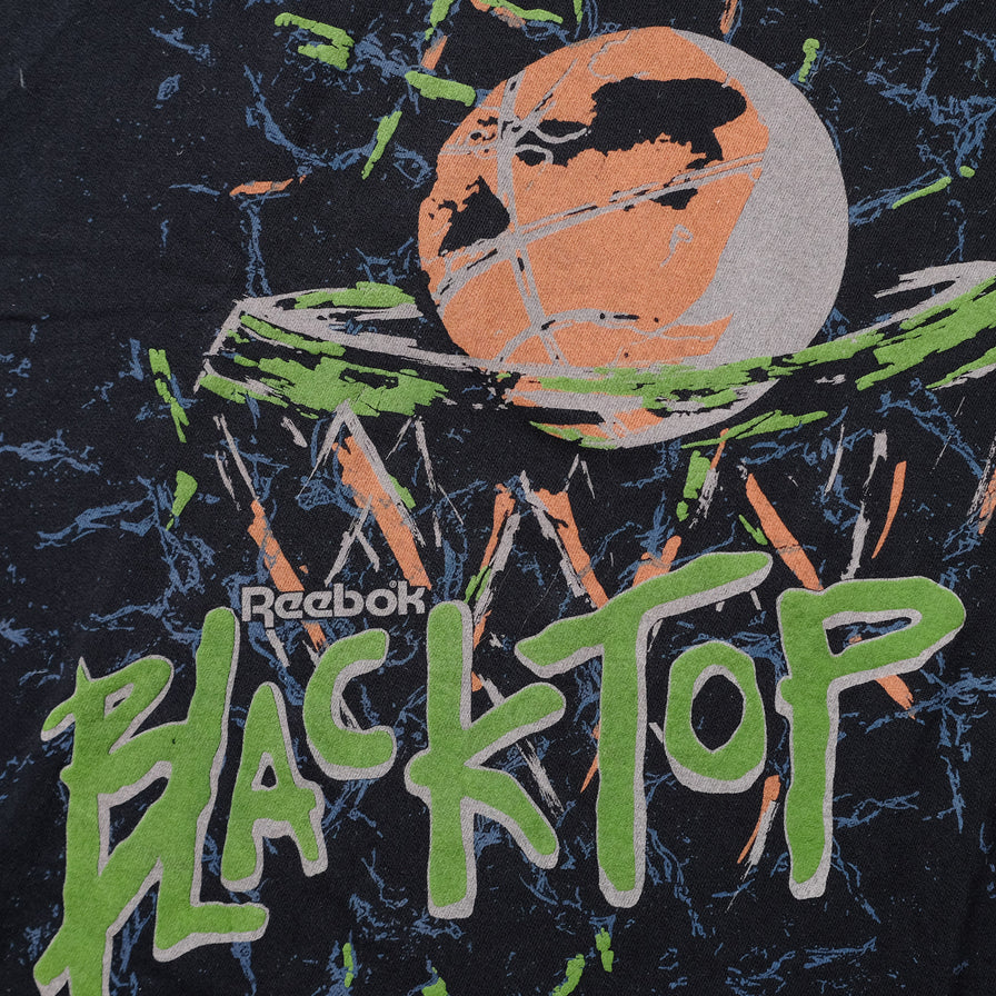 Vintage Reebok Black Top Sweater XLarge