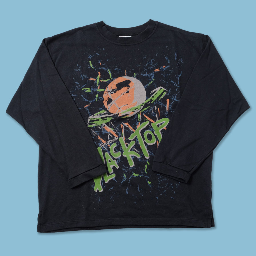 Vintage Reebok Black Top Sweater XLarge