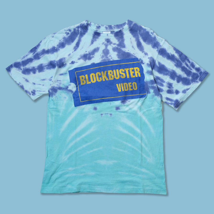 Vintage Blockbuster Tie Dye T-Shirt Large