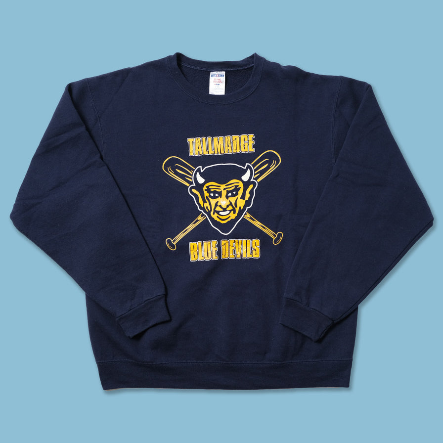 Vintage Talmadge Blue Devils Sweater Large