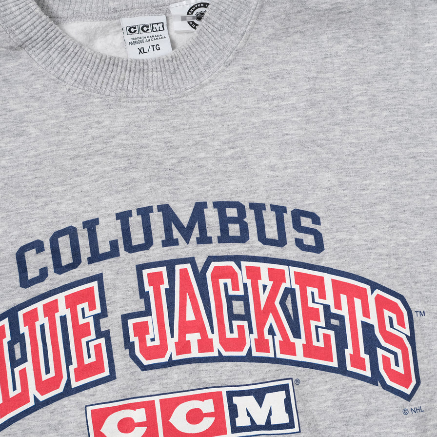 Vintage Columbus Blue Jackets Sweater XLarge
