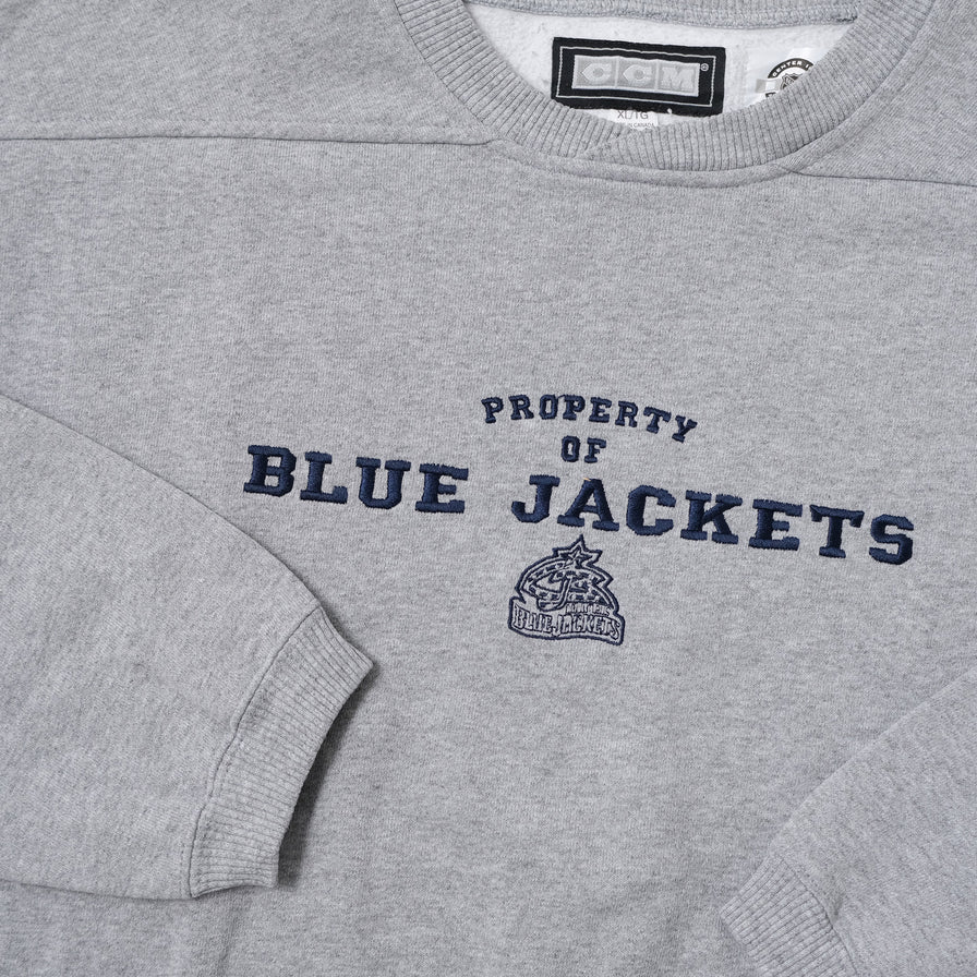 Vintage Columbus Blue Jackets Sweater XLarge