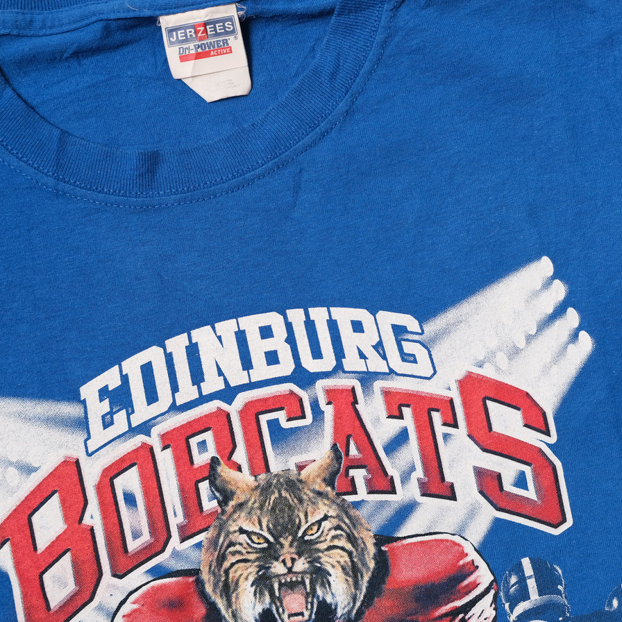 Vintage Edinburg Bobcats T-Shirt Small