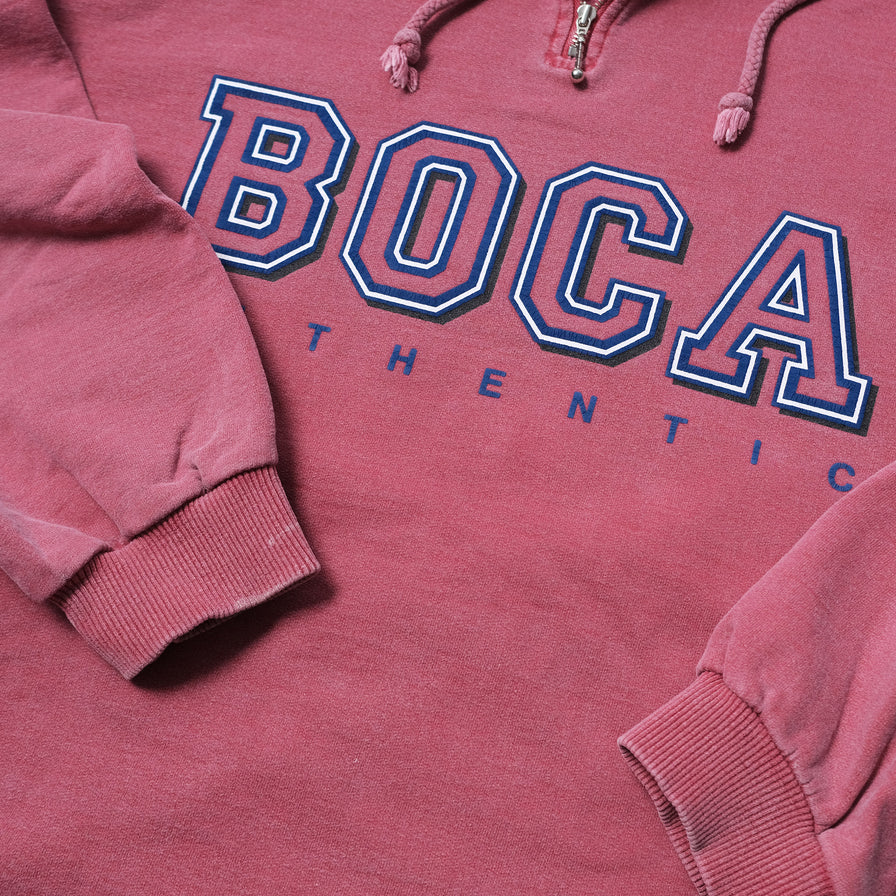 Vintage Boca Hooded Q-Zip Sweater Large / XLarge