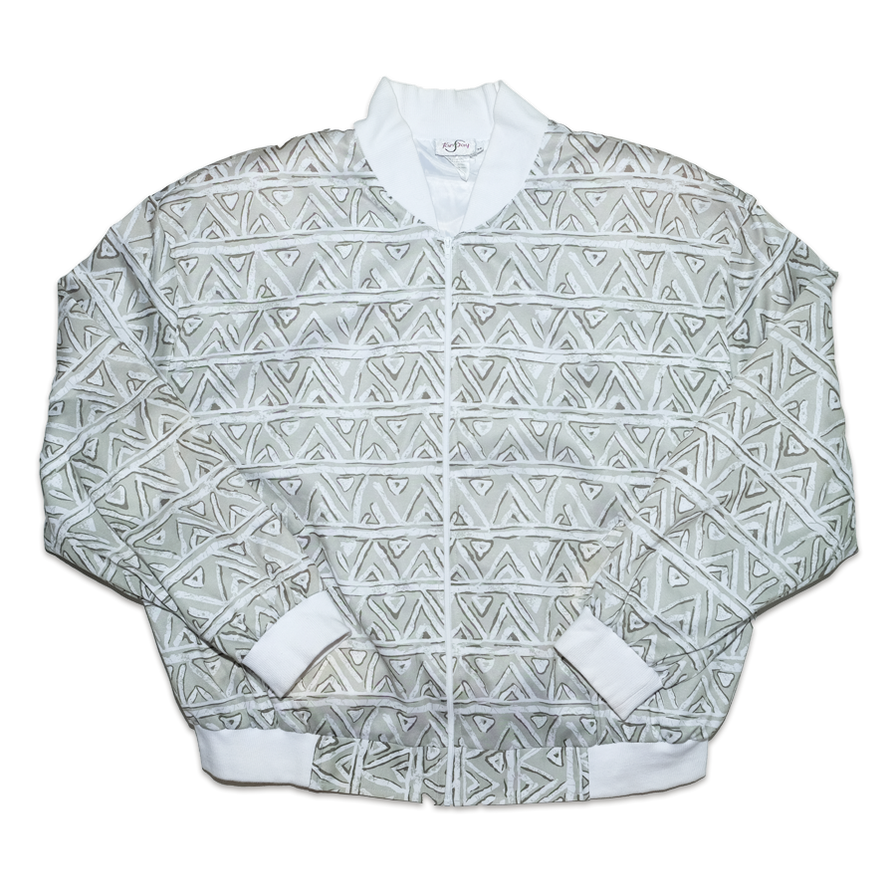 Vintage Women's Silk Bomber Jacket Medium - Double Double Vintage