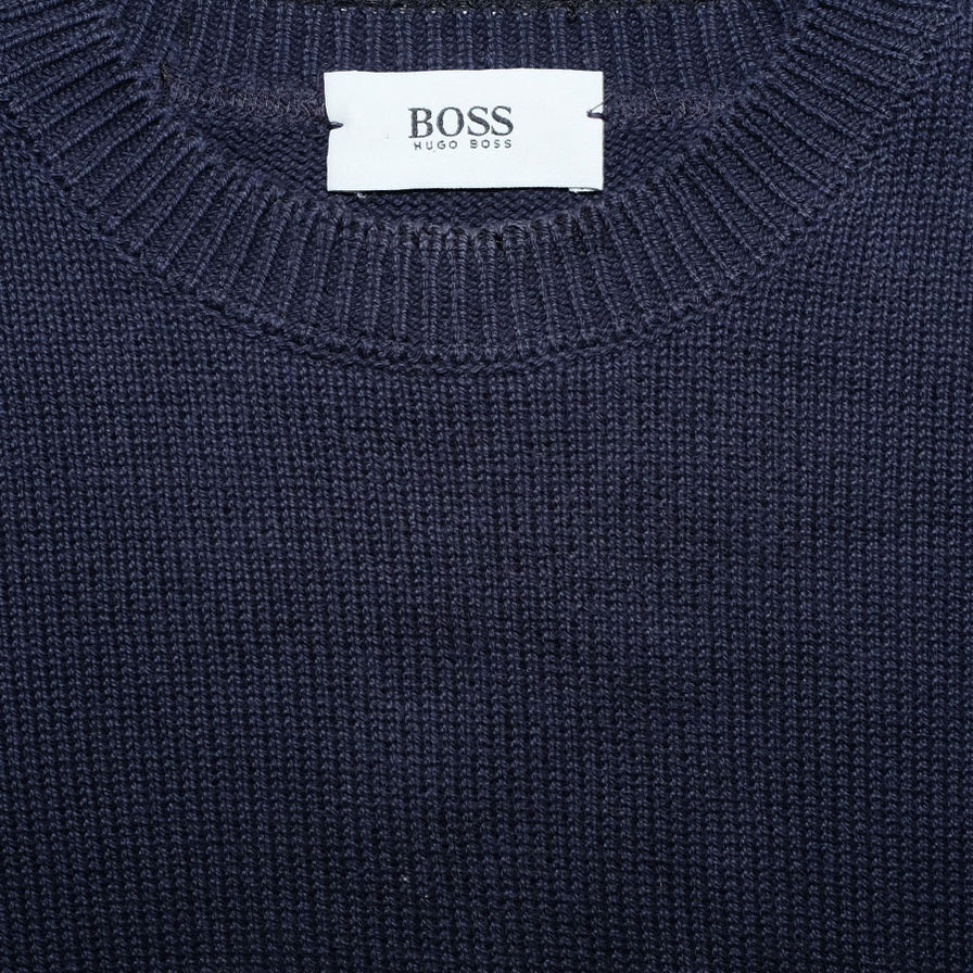 Hugo boss sweater clearance blue