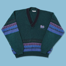 Vintage Hugo Boss V-Neck Knit Sweater Medium / Large