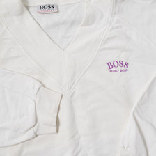 Vintage Hugo Boss V-Neck Sweater XLarge