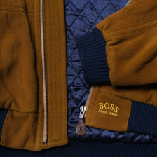 Vintage Hugo Boss Wool Bomber Jacket Large
