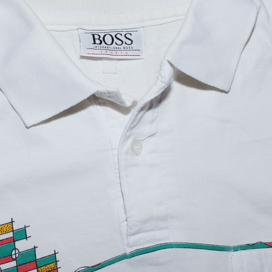 Vintage Boss Polo Shirt Medium / Large - Double Double Vintage