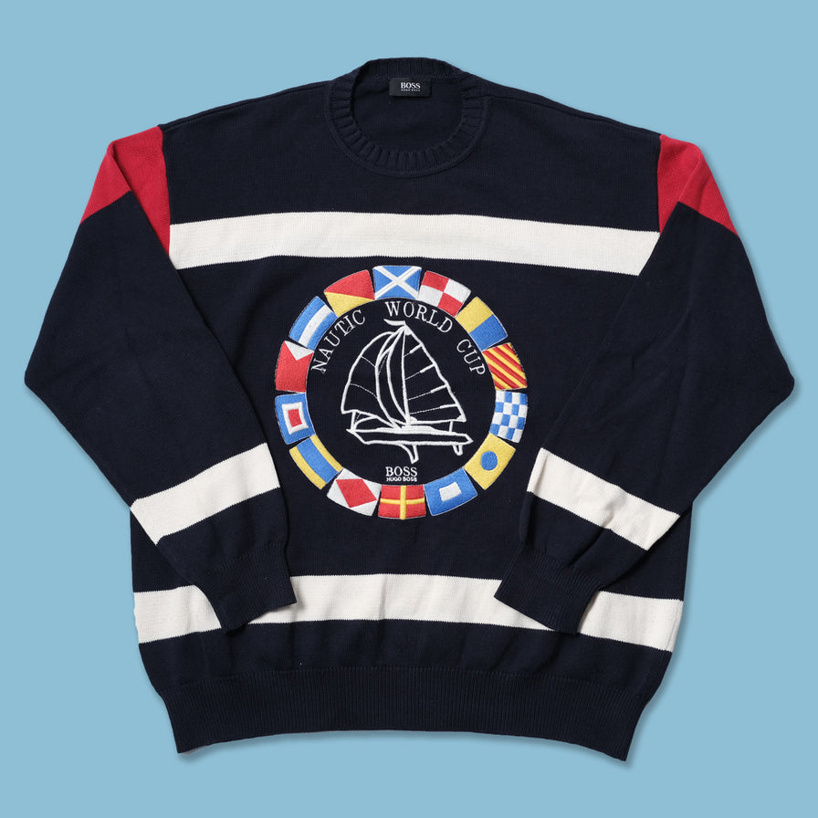 Vintage Hugo Boss Sailing Sweater XLarge