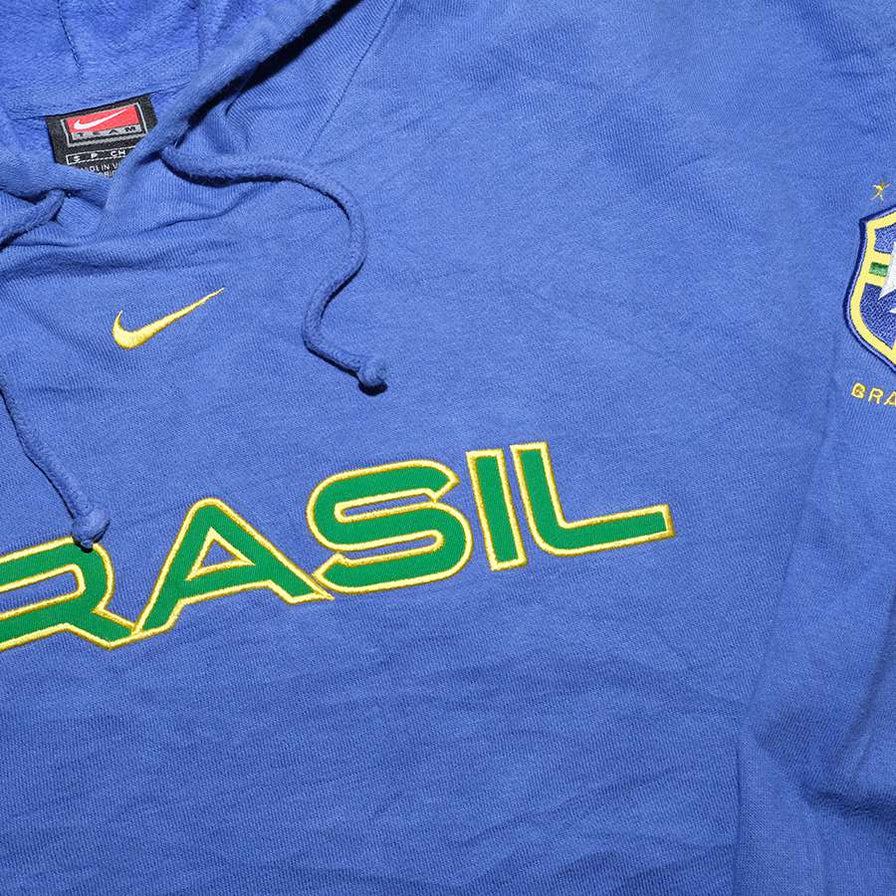 Vintage Nike Brasil Hoody Medium / Large