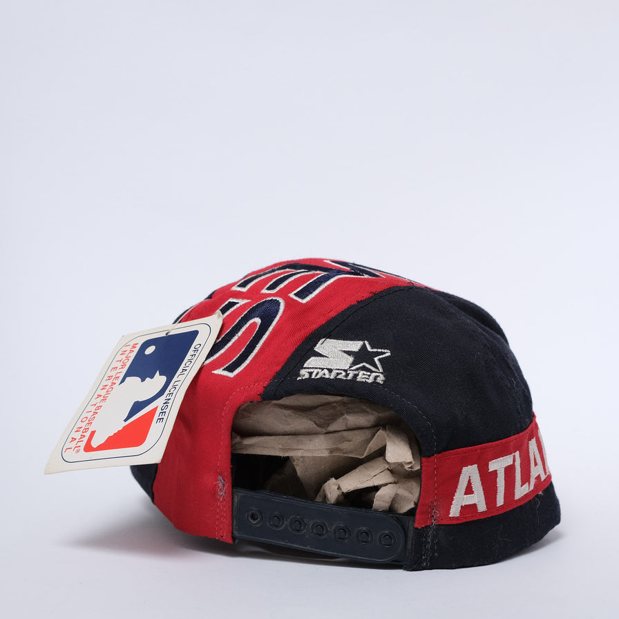 Vintage Atlanta Braves Snapback Hat Starter MLB Baseball 