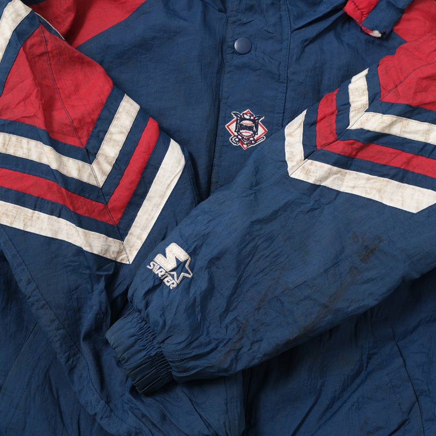 Vintage Starter Atlanta Braves Padded Jacket Medium