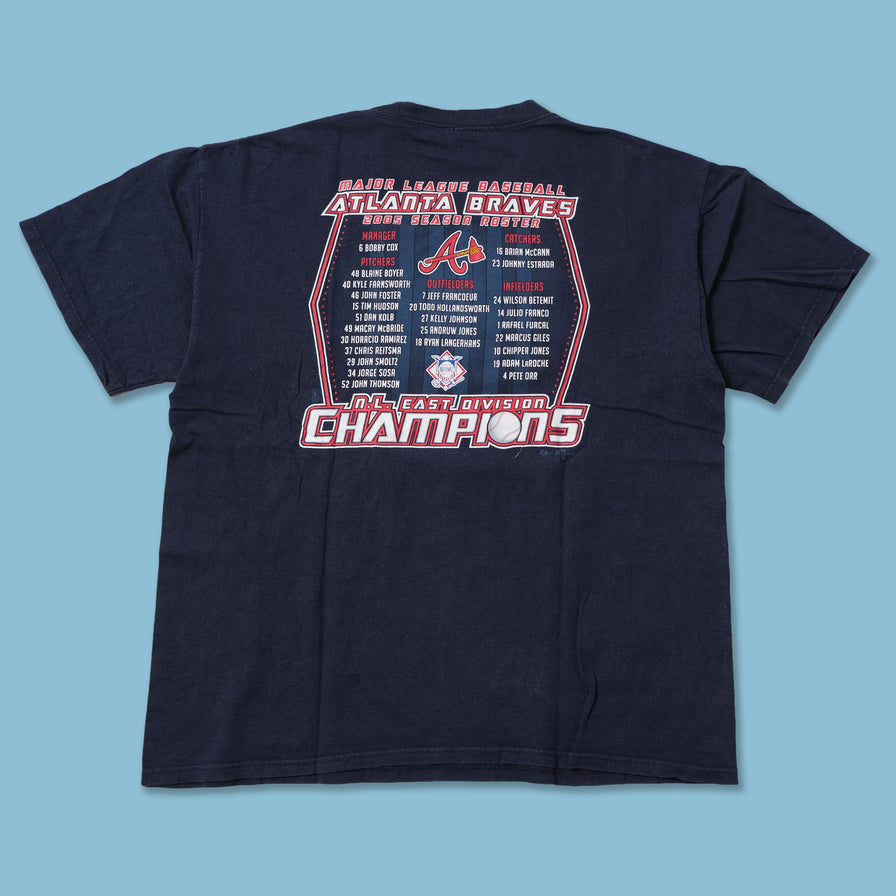 Vintage 2005 Atlanta Braves T-Shirt XLarge